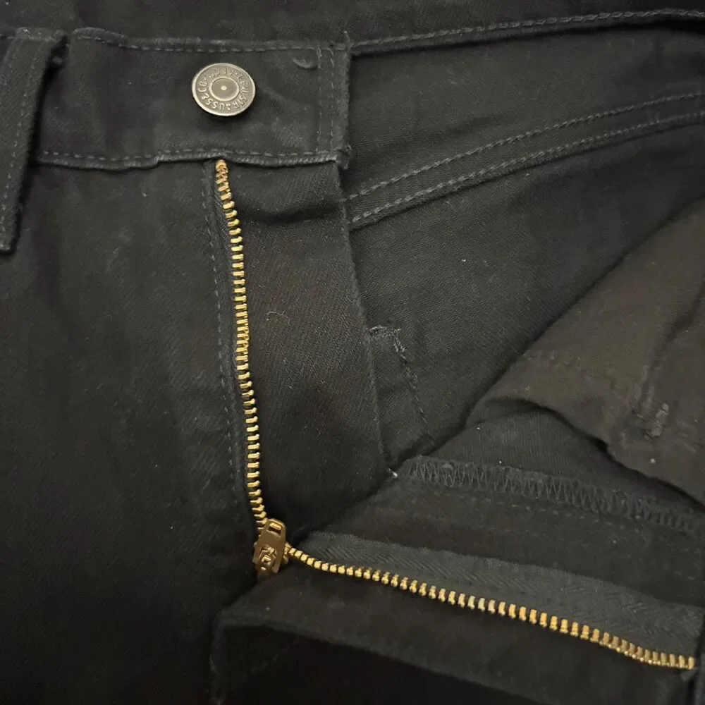 Levi Strauss‎ Men's Original Fit Jeans Classic Black Wash Denim Size 29x32